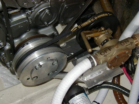 Engine-driven bilge pump