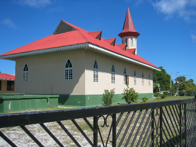 Church at Avatoru, Rangiroa