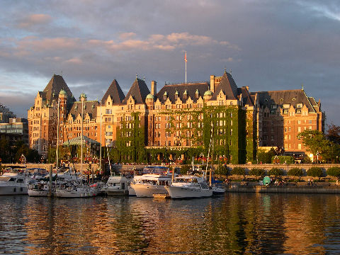 Empress Hotel at Victoria Harbour, BC