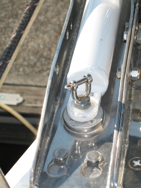 View of aft part of bowsprit